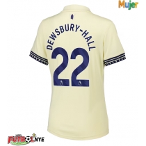 Camiseta Everton Kiernan Dewsbury-Hall #22 Visitante Equipación para mujer 2025-26 manga corta